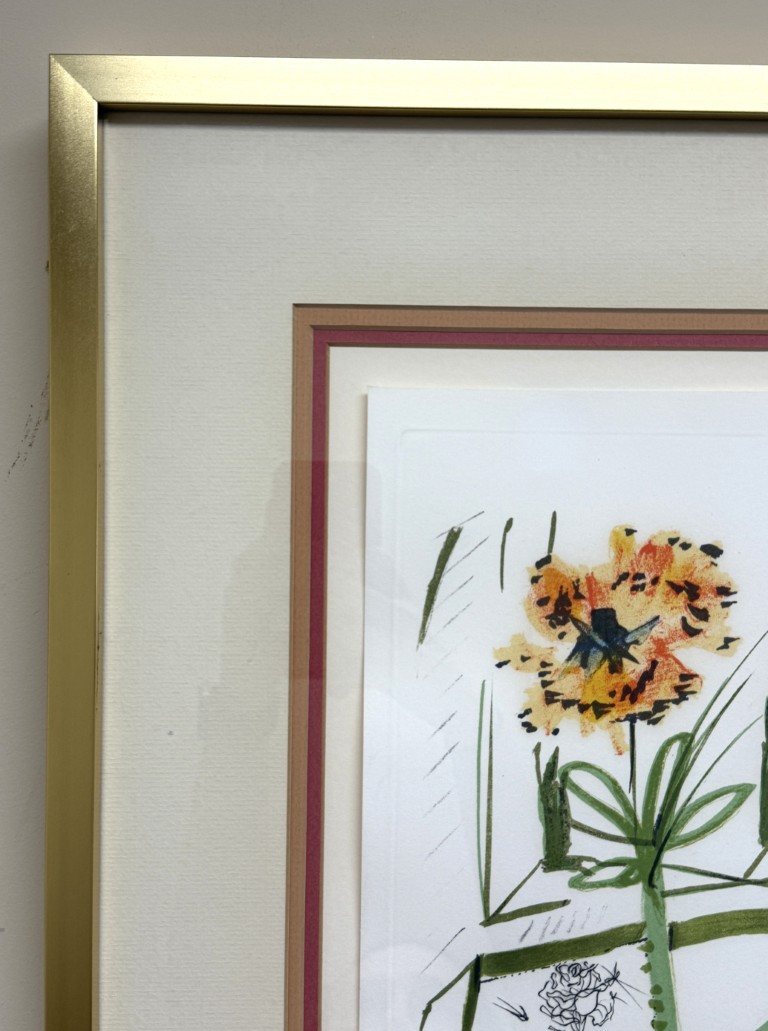 Salvador Dali Signed "Biological Garden" from Imaginations and Objects of the Future Salvador Dali Signed "Biological Garden" from Imaginations and Objects of the Future