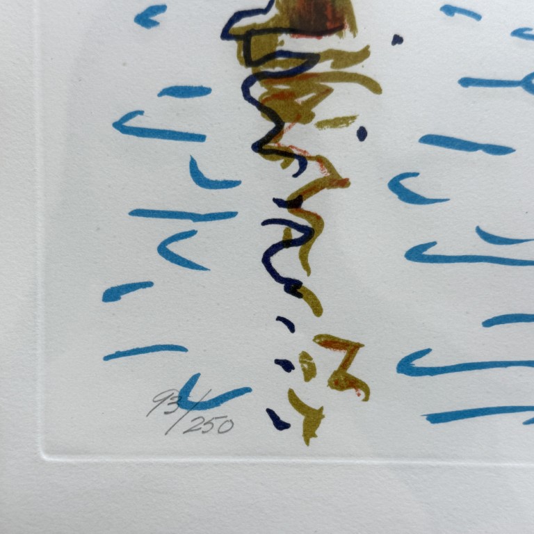 Salvador Dali Signed "Biological Garden" from Imaginations and Objects of the Future Salvador Dali Signed "Biological Garden" from Imaginations and Objects of the Future