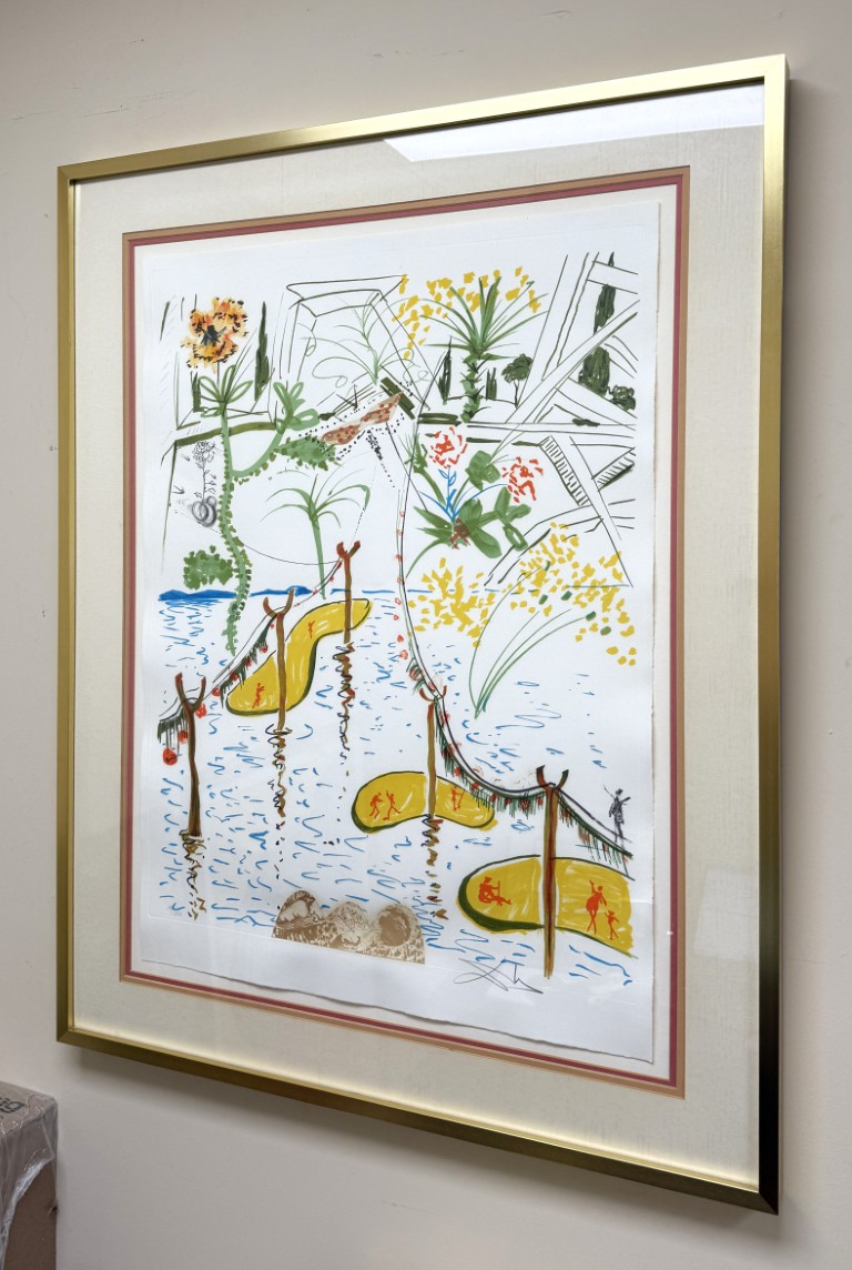 Salvador Dali Signed "Biological Garden" from Imaginations and Objects of the Future Salvador Dali Signed "Biological Garden" from Imaginations and Objects of the Future