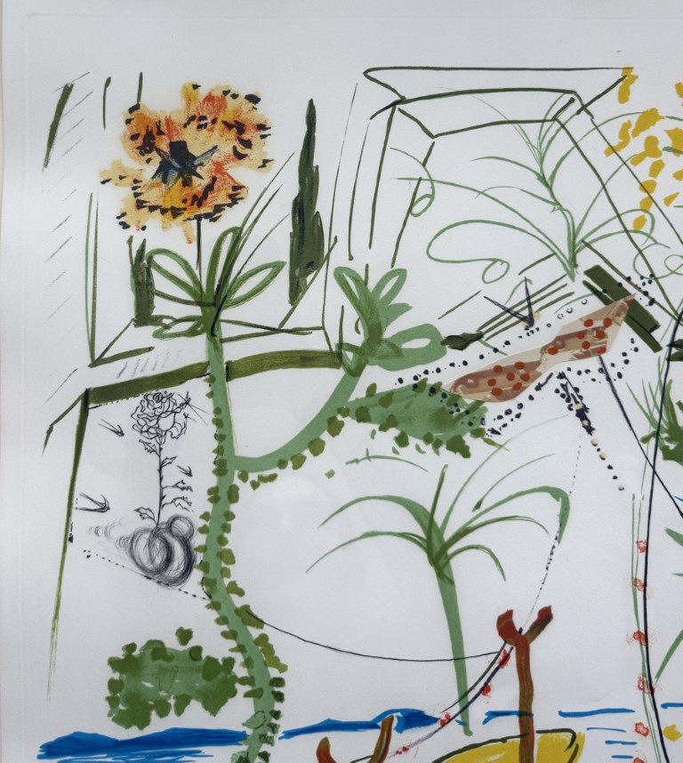 Salvador Dali Signed "Biological Garden" from Imaginations and Objects of the Future Salvador Dali Signed "Biological Garden" from Imaginations and Objects of the Future