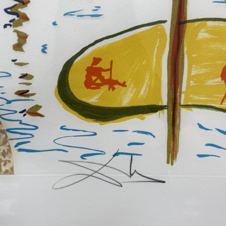 Salvador Dali Signed "Biological Garden" from Imaginations and Objects of the Future Salvador Dali Signed "Biological Garden" from Imaginations and Objects of the Future