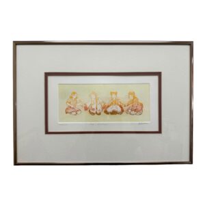 Signed Limited Edition "Les Filles" (The Girls) Lithograph