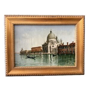 Original Oil on Canvas of Santa Maria della Salute, Venice