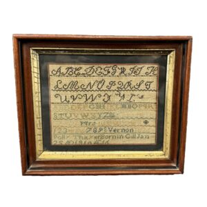 1826 Framed Sampler