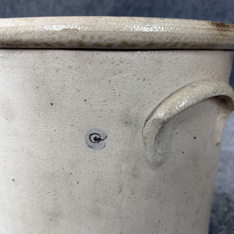 Satterlee & Mory Fort Edward New York 5 Gallon Blue Mark Crock Satterlee & Mory Fort Edward New York 5 Gallon Blue Mark Crock