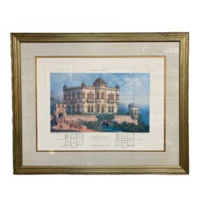 Parisian House and Architectural Layout Restrike Engraving