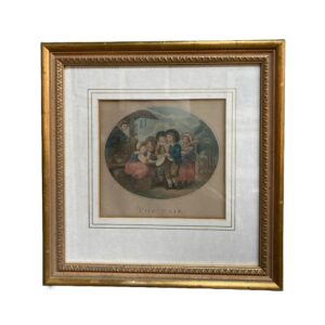 Hand Colored Engraving 'The Fair'