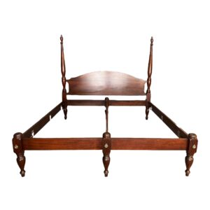 Craftique Ashlawn Mahogany Two-Post King Bed Frame