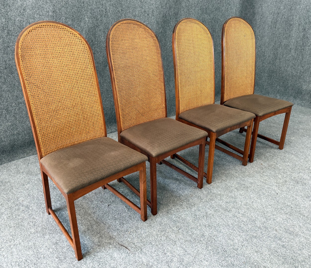 Set of 4 Mid-Century Milo Baughman Dining Chairs Set of 4 Mid-Century Milo Baughman Dining Chairs