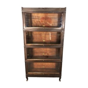 Early 1900s Mahogany Four-Stack Barrister Bookcase by Hale Furniture