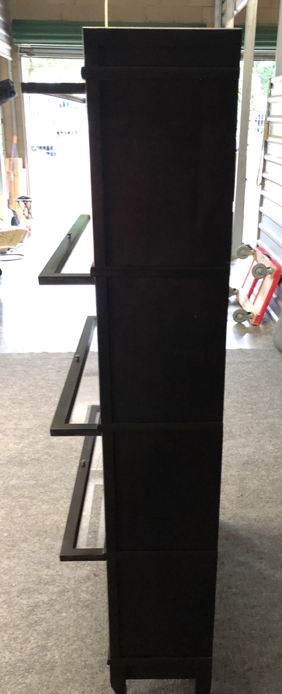 Early 1900s Mahogany Four-Stack Barrister Bookcase by Hale Furniture Early 1900s Mahogany Four-Stack Barrister Bookcase by Hale Furniture