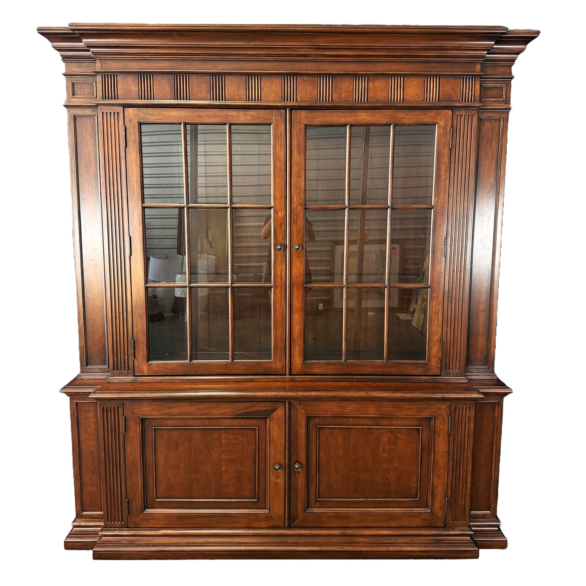 Ethan Allen Cherry Kentmere Viola China Cabinet Ethan Allen Cherry Kentmere Viola China Cabinet