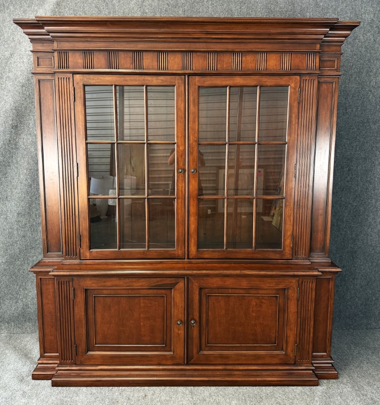 Ethan Allen Cherry Kentmere Viola China Cabinet Ethan Allen Cherry Kentmere Viola China Cabinet