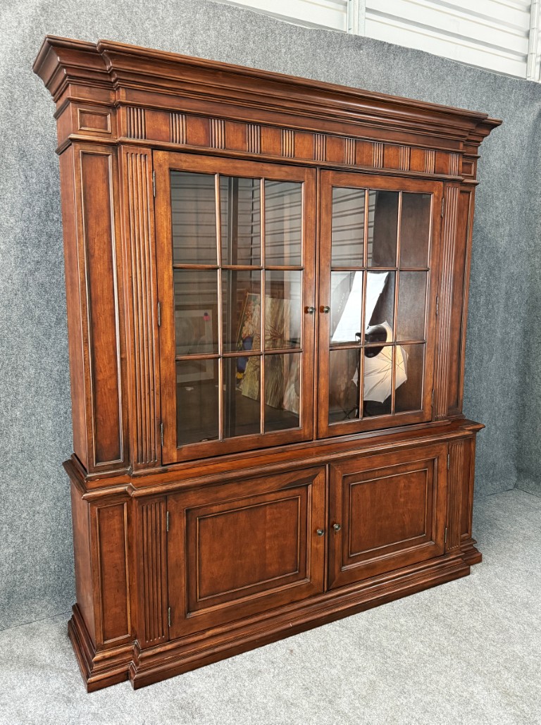 Ethan Allen Cherry Kentmere Viola China Cabinet Ethan Allen Cherry Kentmere Viola China Cabinet