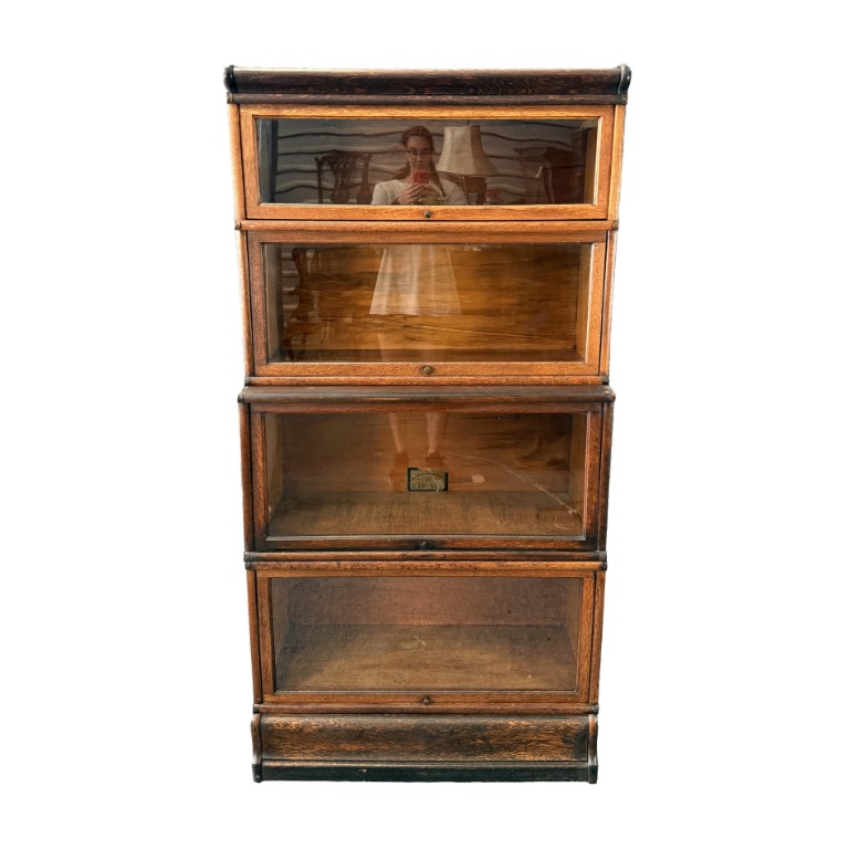 Early 1900's Globe-Wernicke Oak Four Stack Barrister Bookcase Early 1900's Globe-Wernicke Oak Four Stack Barrister Bookcase