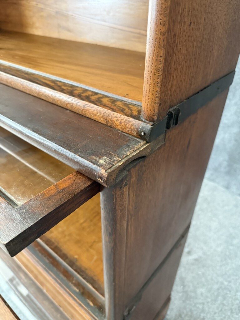 Early 1900's Globe-Wernicke Oak Four Stack Barrister Bookcase Early 1900's Globe-Wernicke Oak Four Stack Barrister Bookcase