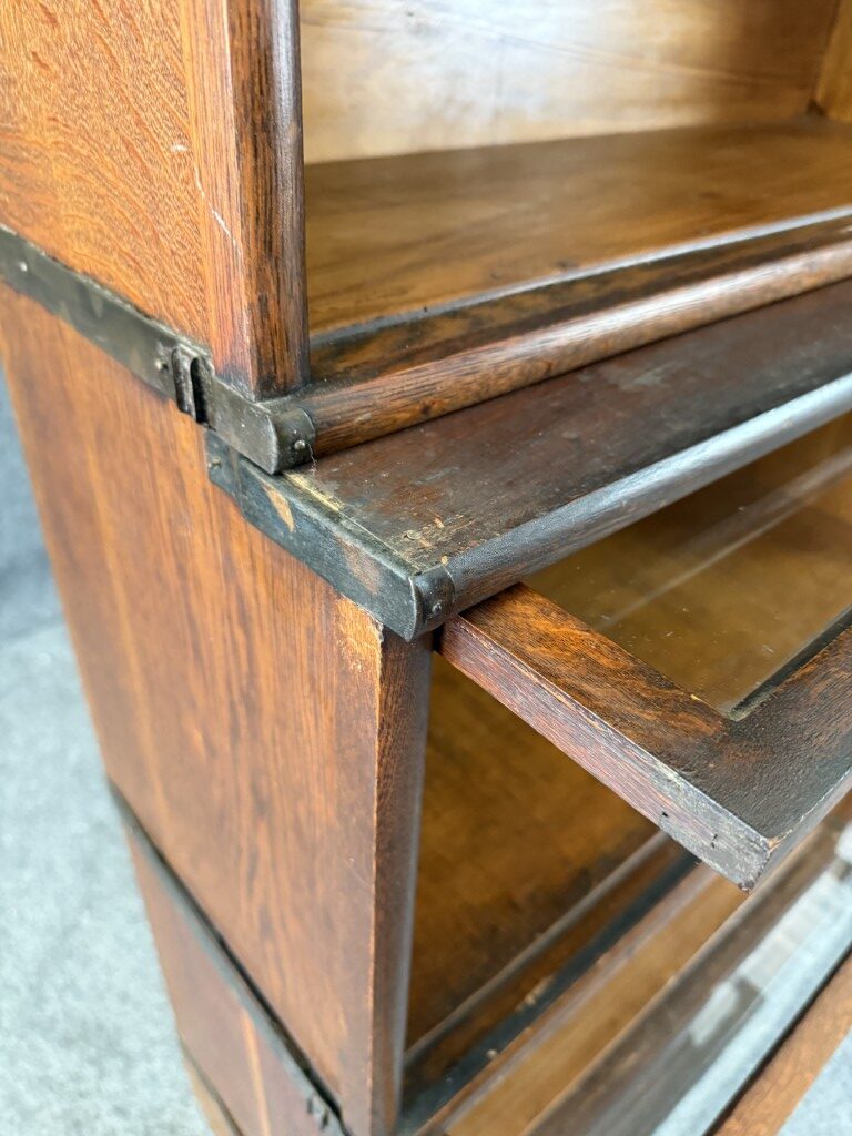 Early 1900's Globe-Wernicke Oak Four Stack Barrister Bookcase Early 1900's Globe-Wernicke Oak Four Stack Barrister Bookcase