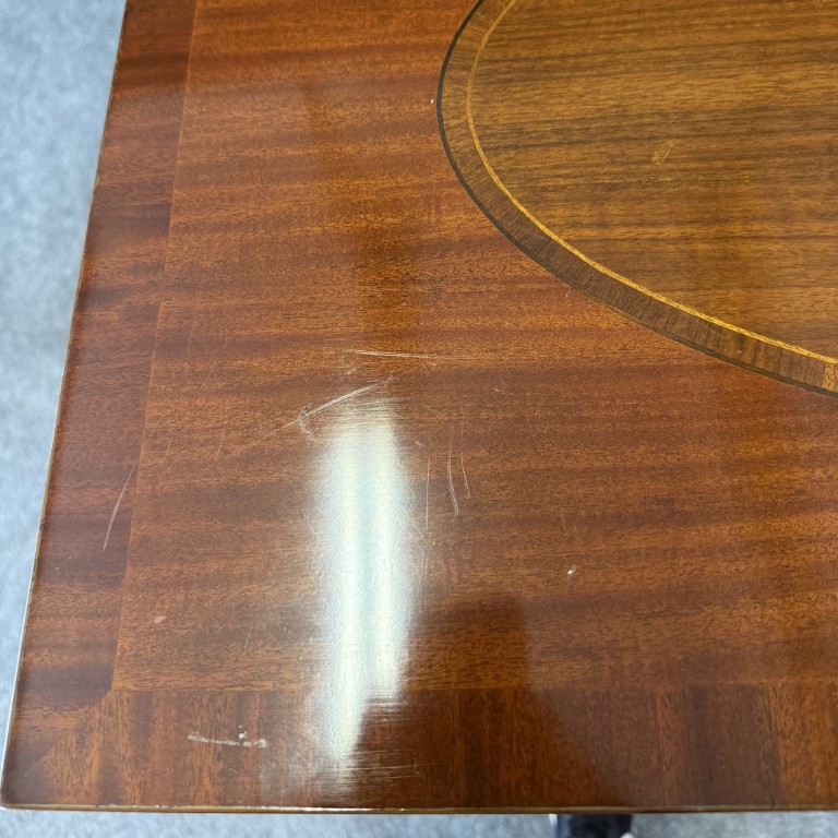 Maitland-Smith Inlaid Mahogany Secretary Desk Maitland-Smith Inlaid Mahogany Secretary Desk