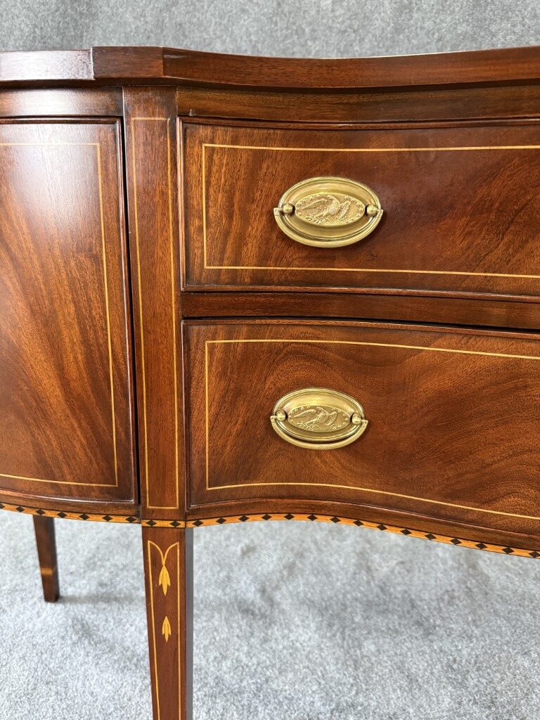 c2000 Henkel Harris Mahogany Inlaid Sideboard No. 2367 c2000 Henkel Harris Mahogany Inlaid Sideboard No. 2367
