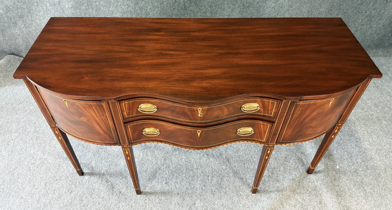 c2000 Henkel Harris Mahogany Inlaid Sideboard No. 2367 c2000 Henkel Harris Mahogany Inlaid Sideboard No. 2367
