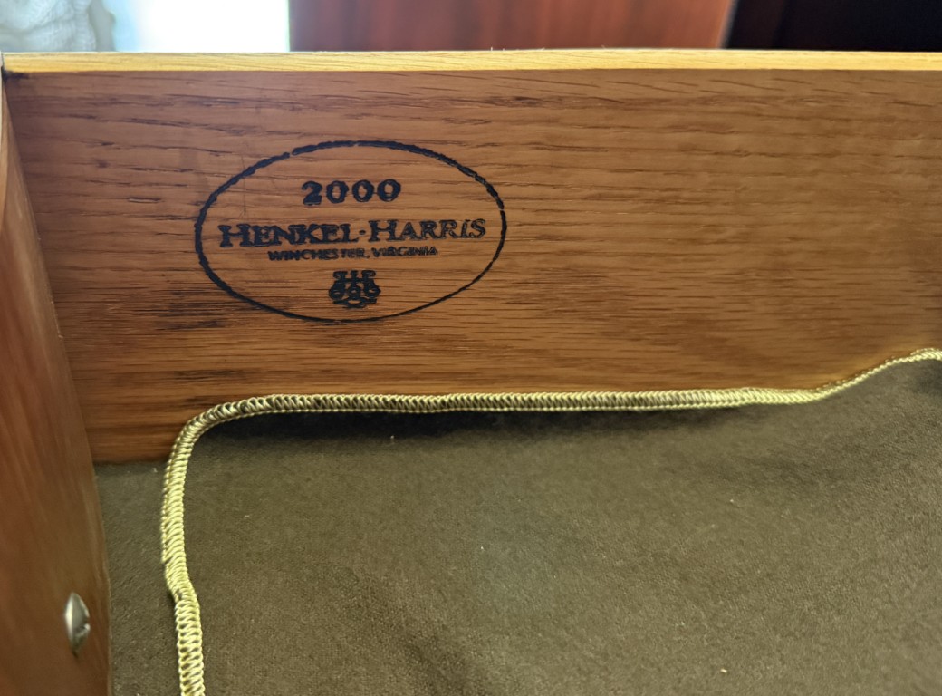 c2000 Henkel Harris Mahogany Inlaid Sideboard No. 2367 c2000 Henkel Harris Mahogany Inlaid Sideboard No. 2367