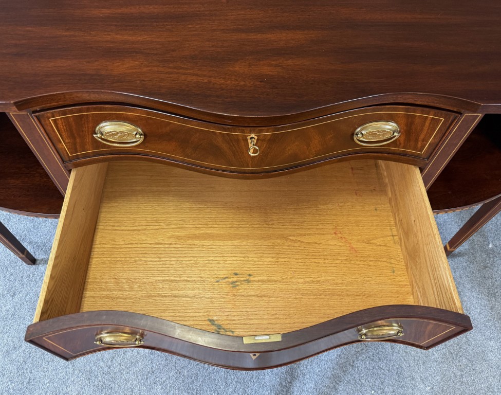 c2000 Henkel Harris Mahogany Inlaid Sideboard No. 2367 c2000 Henkel Harris Mahogany Inlaid Sideboard No. 2367