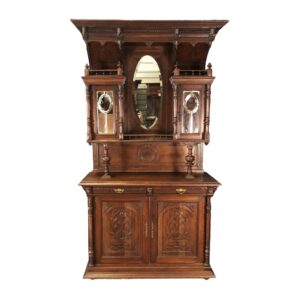 19th Century Oak Court Cupboard