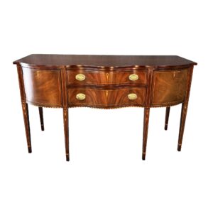 c1996 Henkel Harris Mahogany Inlaid Sideboard No. 2367
