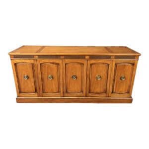Vintage Drexel Italian Provincial Triune Mahogany Buffet