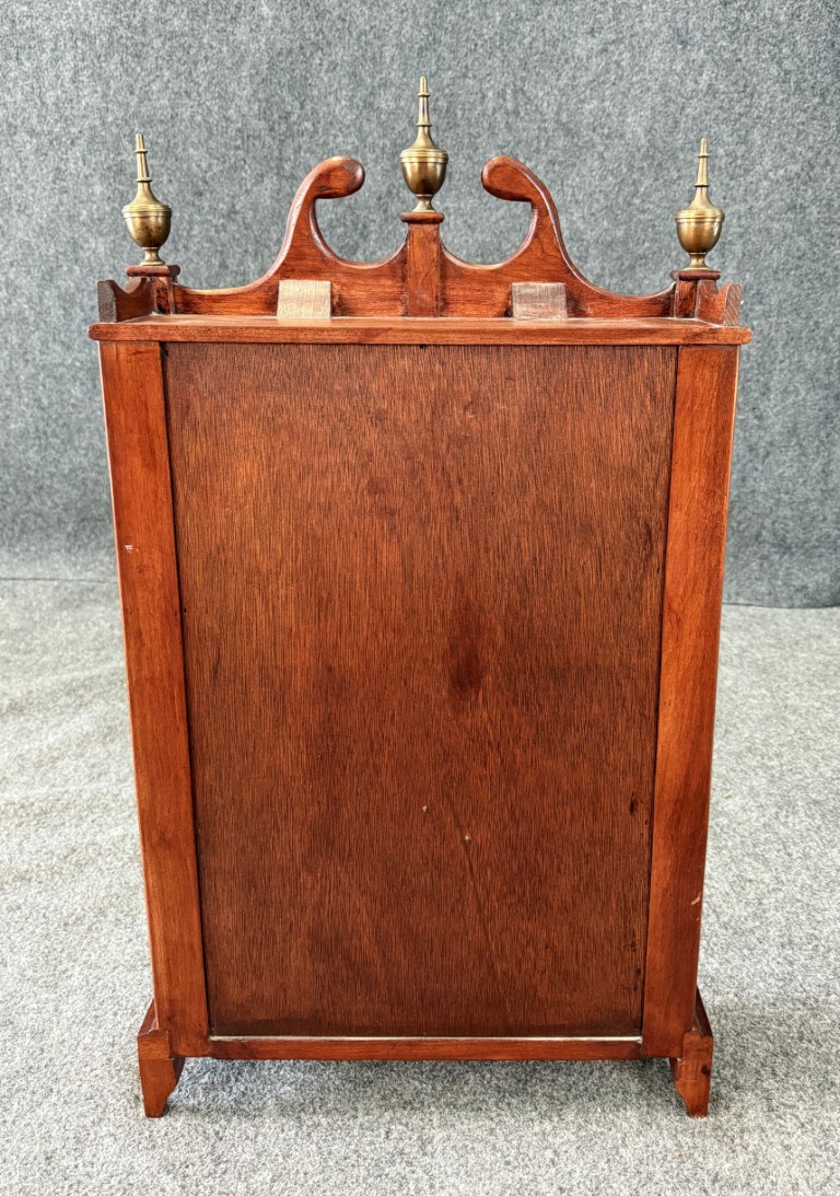 Early 1900s Eli Terry Jr. Functional Mantel Clock with Plantation Scene Early 1900s Eli Terry Jr. Functional Mantel Clock with Plantation Scene