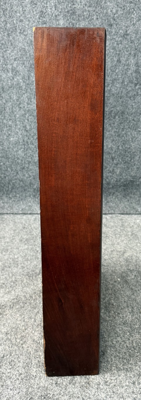 Early 1900s Smith & Goodrich Functional Mantel Clock with Painted Florals Early 1900s Smith & Goodrich Functional Mantel Clock with Painted Florals