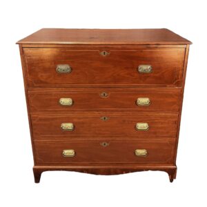 18th Century Inlaid Mahogany Butlers Chest