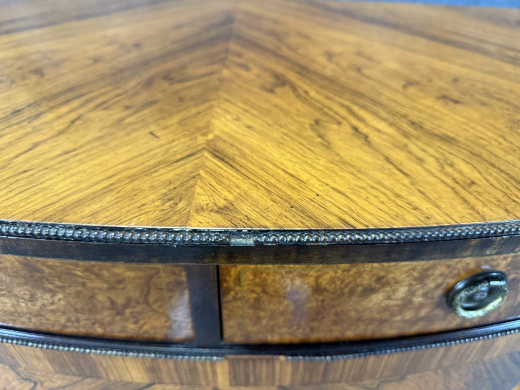 Robert W. Irwin Co. Banded Walnut Four-Drawer Chest Robert W. Irwin Co. Banded Walnut Four-Drawer Chest