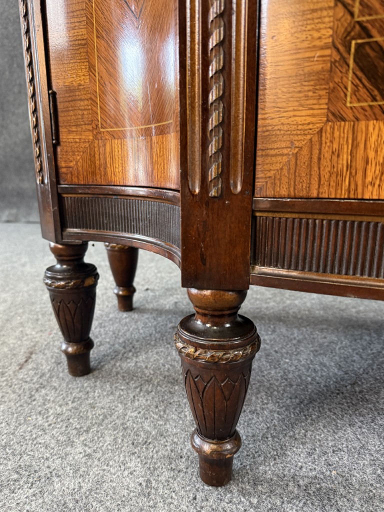Robert W. Irwin Co. Banded Walnut Four-Drawer Chest Robert W. Irwin Co. Banded Walnut Four-Drawer Chest