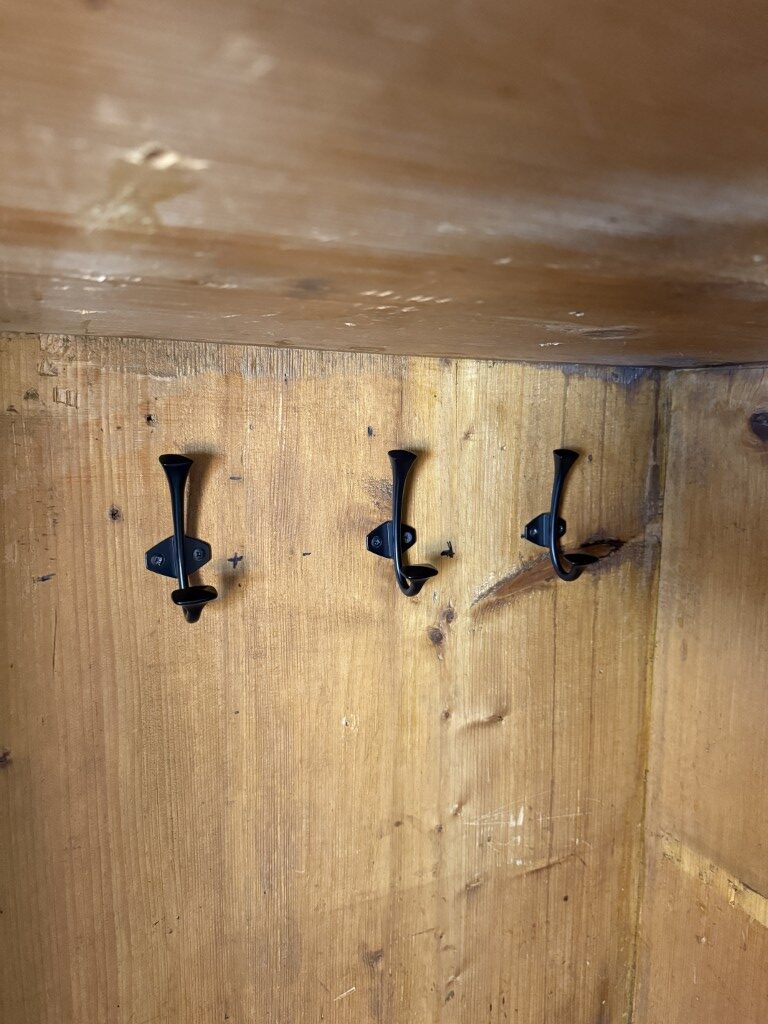 18th Century Hand-Painted Faux-Marble Pine Armoire 18th Century Hand-Painted Faux-Marble Pine Armoire