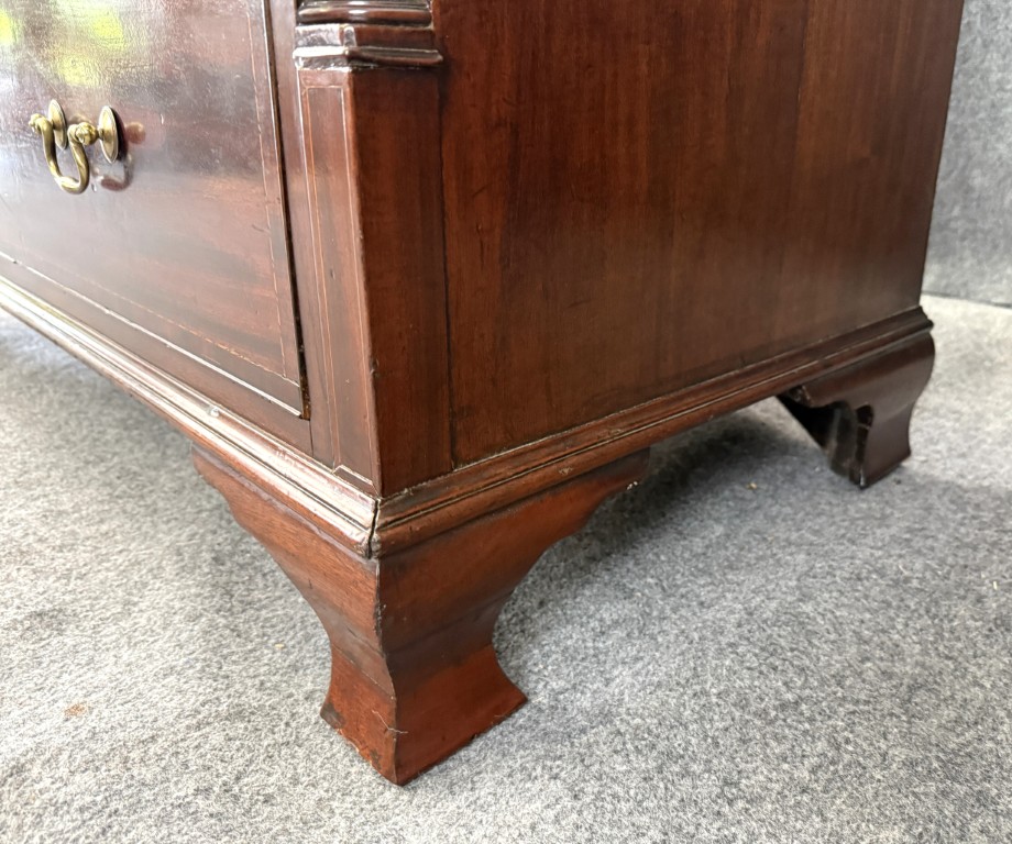 18th Century Solid Mahogany 5-Drawer Chest 18th Century Solid Mahogany 5-Drawer Chest