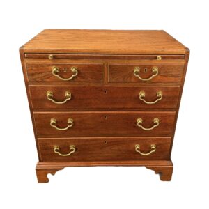 Oak Bachelors Chest with Exposed Dovetails and Dressing Table