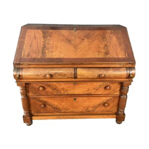 19th Century Walnut Empire Slant Front Desk