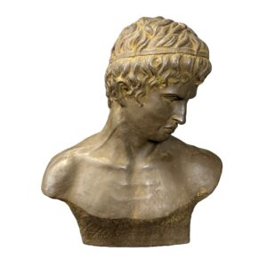 Classical Resin Bust with Aged Finish