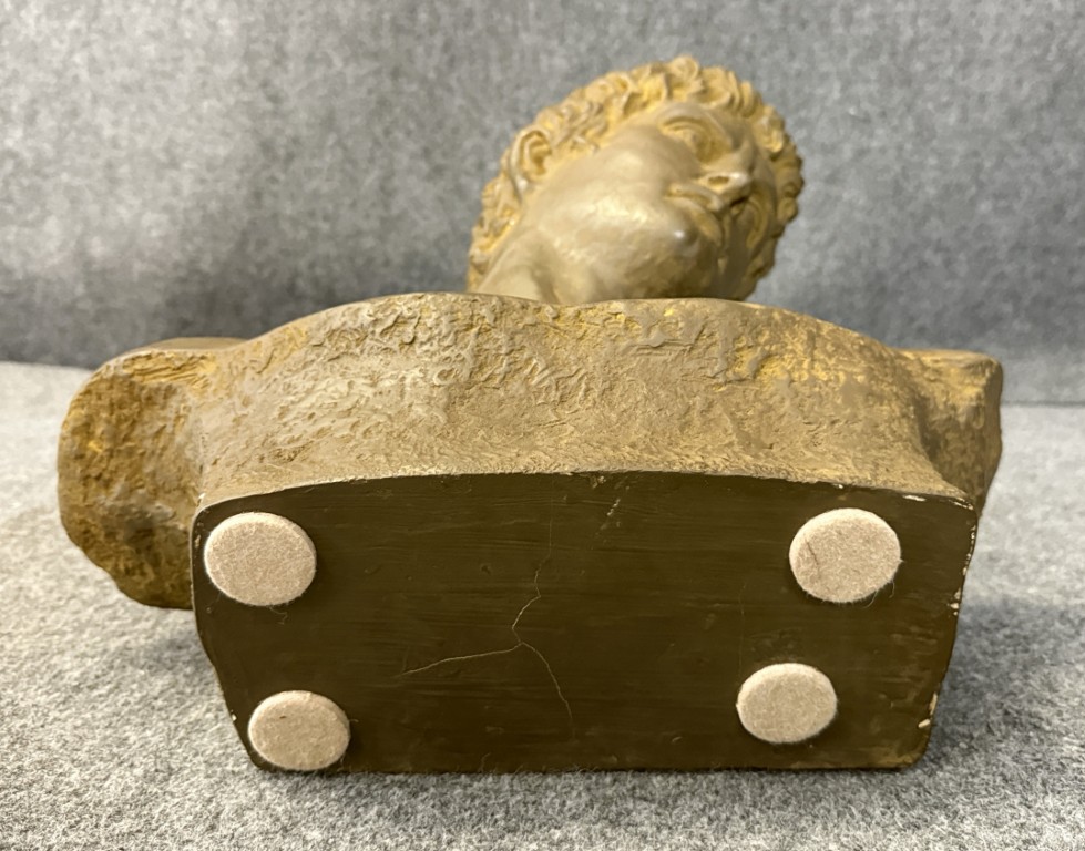 Classical Resin Bust with Aged Finish Classical Resin Bust with Aged Finish