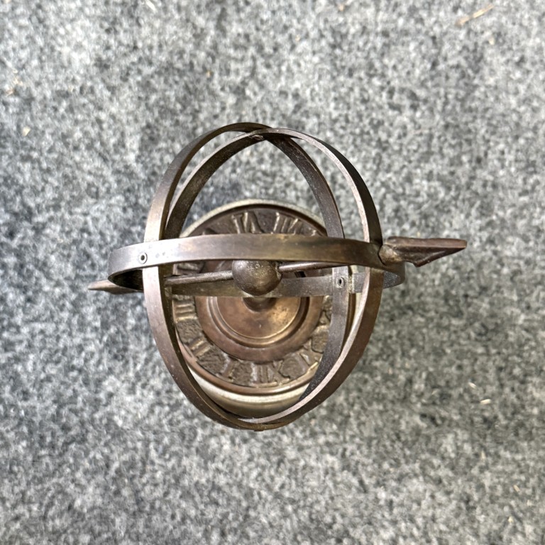 Wildwood Bronze Armillary with Wooden Base Wildwood Bronze Armillary with Wooden Base