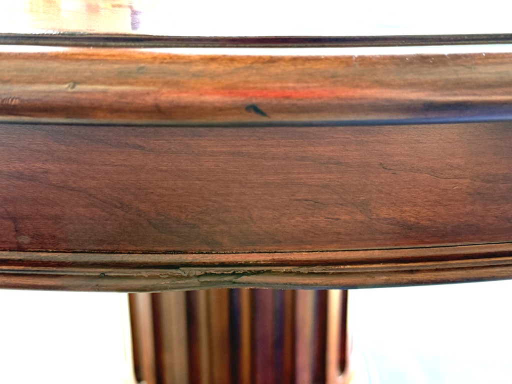 Ethan Allen 9 Piece Cherry Dining Set with Pedestal Table and Upholstered Chairs Ethan Allen 9 Piece Cherry Dining Set with Pedestal Table and Upholstered Chairs