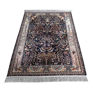 6x8 Tabriz Style Hand-Knotted Area Rug