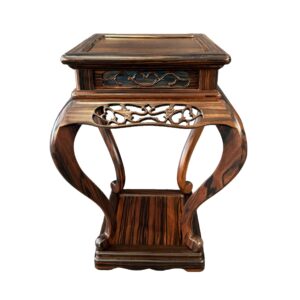Petite Chinese Rosewood Plant Stand