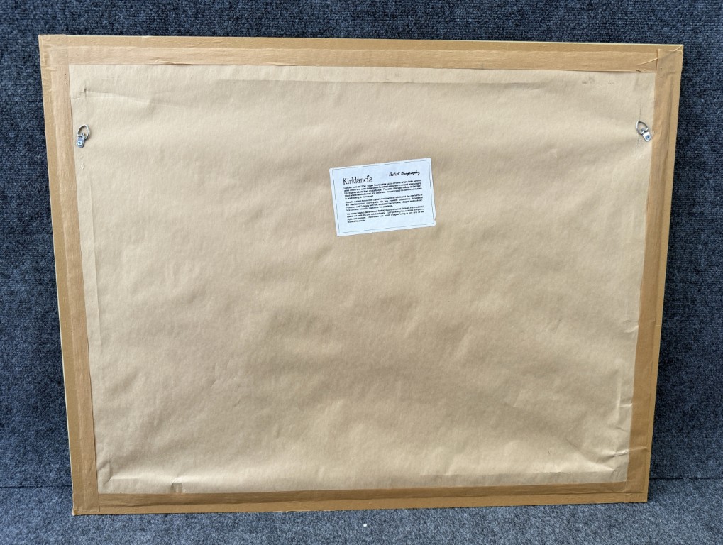 Textured Giclee of Italian Riverside Village by Roger Duvall Textured Giclee of Italian Riverside Village by Roger Duvall