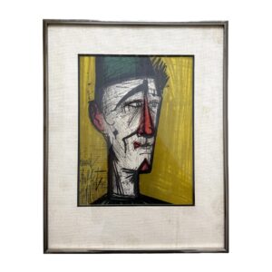 Bernard Buffet "Le Clown JoJo" Mid-Century Lithograph