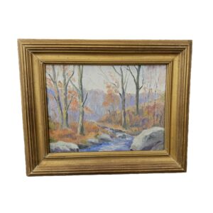 Vintage Mid-Century Landscape Original Oil on Board