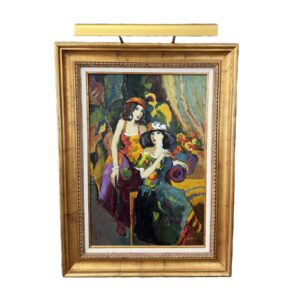 Original Oil on Canvas after Isaac Maimon's "Tea Time"