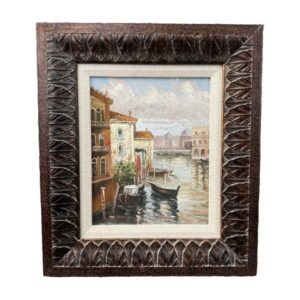 Original Signed Oil on Canvas of Venice