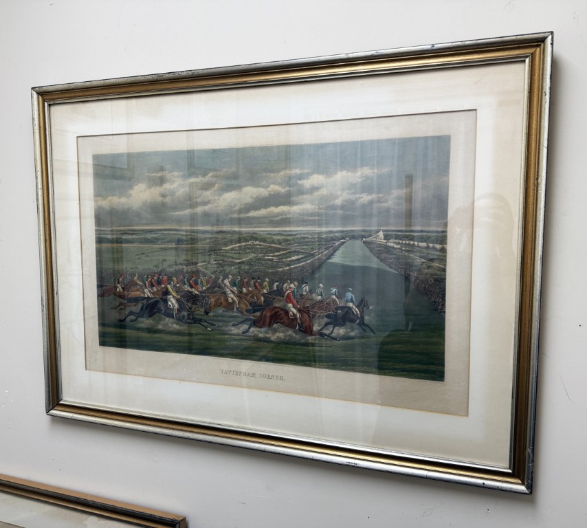 Pair of Hand-Colored Henry Alken 19th Century Racing Etchings Pair of Hand-Colored Henry Alken 19th Century Racing Etchings